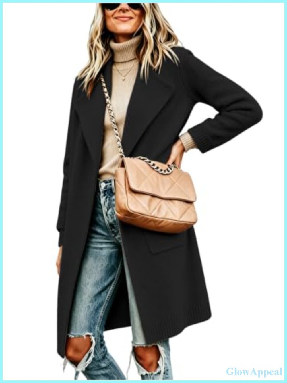 Women's Long Cardigan Sweaters Fall Winter Knit Coat with Pockets